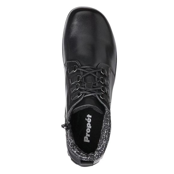 Propet Women's Delaney Leather Ankle Booties Black Size 6 1/2 - Picture 4 of 5